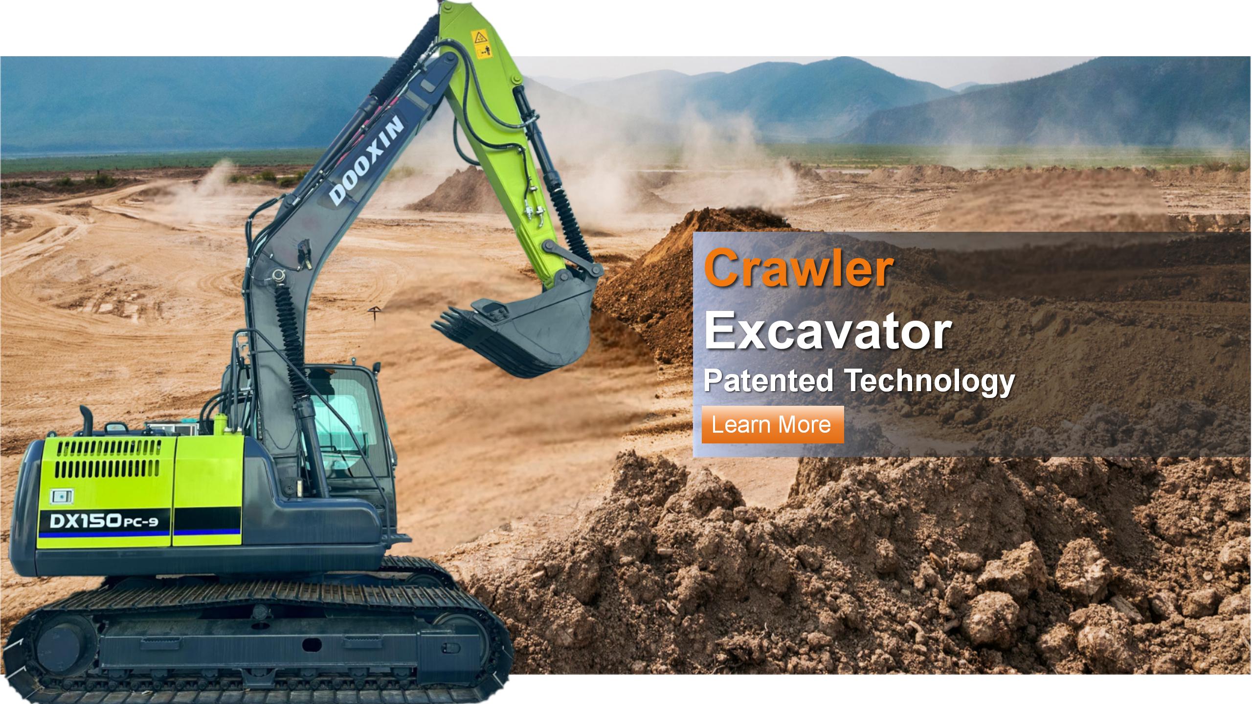 Crawler graafmachine