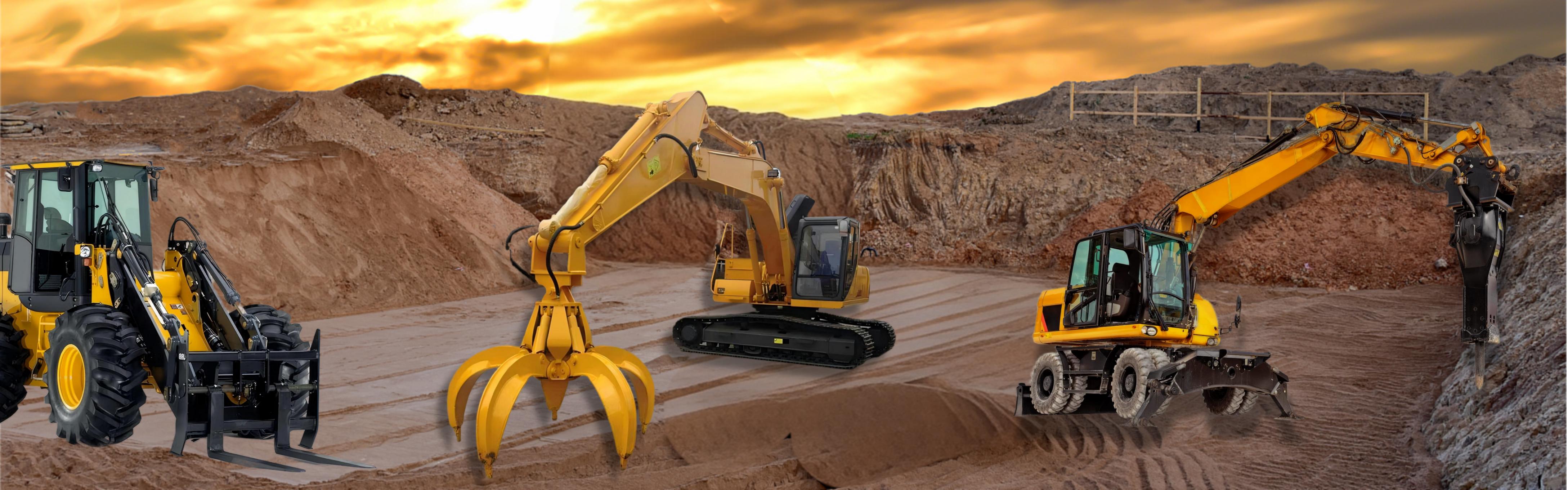 Backhoe -lader -bijlagen