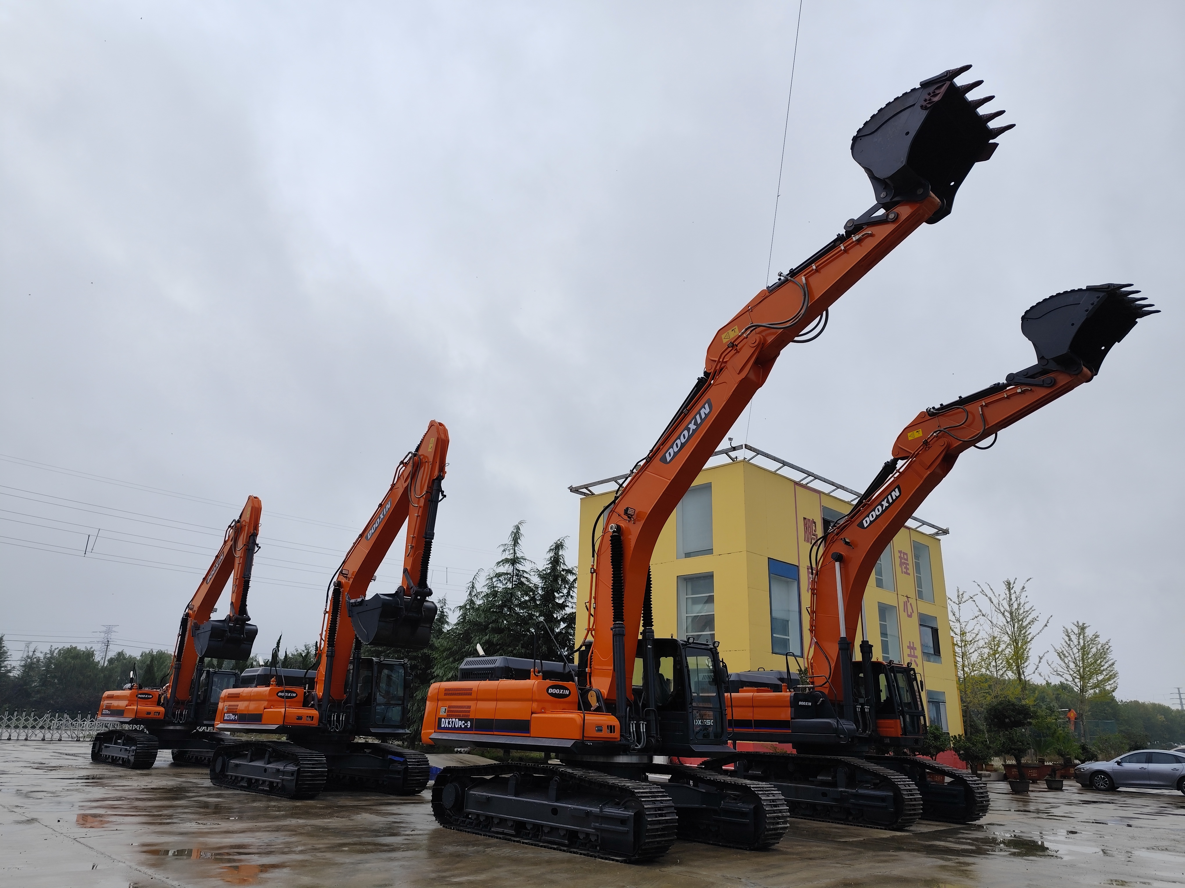 Een delegatie klanten uit Ecuador is op bezoek.