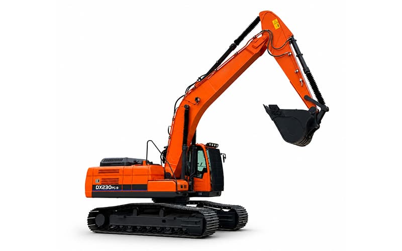 DX230PC-9 21,6 ton rupsgraafmachine: specificaties voor zwaar gebruik voor hoogwaardig werk