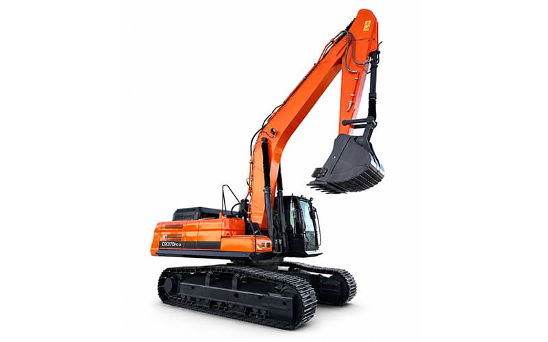 De aartsvijand van hardrock in de mijnbouw! De DX370PC-9 (graafmachine van 35,6 ton): Ruim een ​​heel mijngedeelte op één dag op.