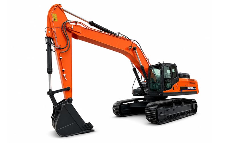 Hoe voltooide een aannemer een groot graafproject drie weken eerder, met een betrouwbare DX300PC-9 rupsgraafmachine van 29,5 ton?
